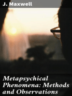 Metapsychical Phenomena: Methods and Observations