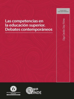 Las competencias en la educación superior: Debates contemporáneos