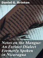 Notes on the Mangue