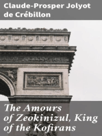 The Amours of Zeokinizul, King of the Kofirans: Translated from the Arabic of the famous Traveller Krinelbol