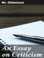 An Essay on Criticism