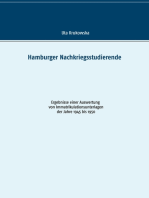Hamburger Nachkriegsstudierende: Ergebnisse einer Auswertung von Immatrikulationsunterlagen der Jahre 1945 bis 1950