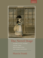 The Novel Stage: Narrative Form from the Restoration to Jane Austen