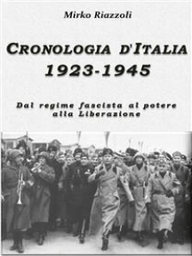 Cronologia d'Italia 1923-1945 Dal regime fascista al potere alla Liberazione