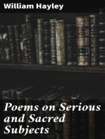 Poems on Serious and Sacred Subjects: Printed only as Private Tokens of Regard, for the Particular Friends of the Author
