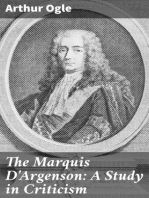 The Marquis D'Argenson