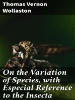 On the Variation of Species, with Especial Reference to the Insecta: Followed by an Inquiry into the Nature of Genera