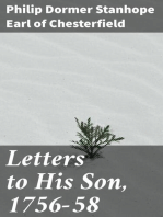 Letters to His Son, 1756-58