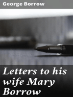 Letters to his wife Mary Borrow