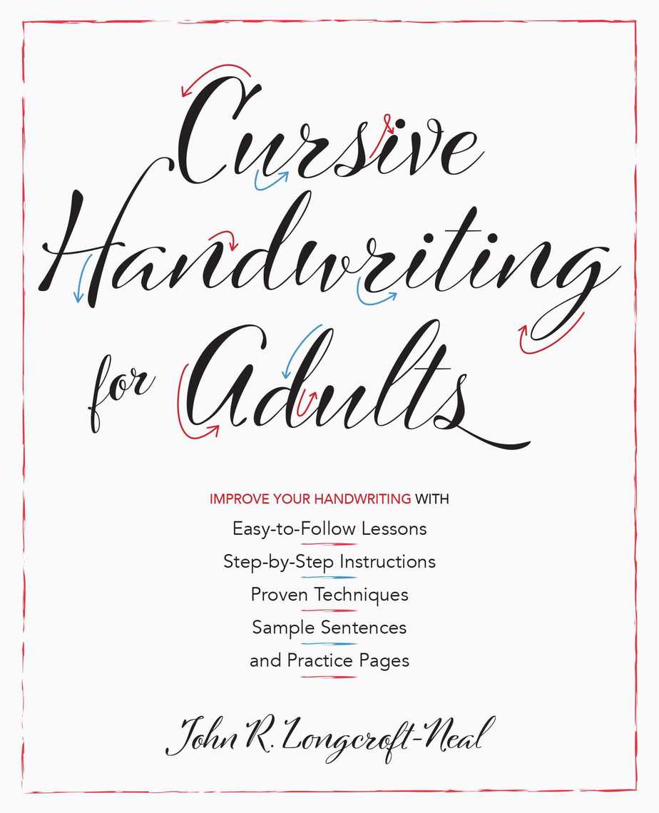 Cursive Handwriting for Adults by John Neal - Ebook | Scribd