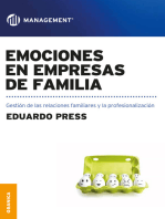 Emociones en empresas de familia: Gestión de las emociones familiares y la profesionalización