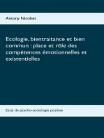 Ecologie, bientraitance et bien commun : place et rôle des compétences émotionnelles et existentielles: Essai de psycho-sociologie positive