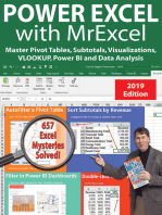 Power Excel 2019 with MrExcel: Master Pivot Tables, Subtotals, VLOOKUP, Power Query, Dynamic Arrays &amp; Data Analysis