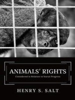 Animals’ Rights: Considered in Relation to Social Progress
