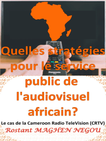 Quelles stratégies pour le service public de l'audiovisuel africain? : Le cas de la Cameroun Radio TeleVision (CRTV): What strategies for the public service of the African audiovisual sector? : The case of Cameroon Radio TeleVision (CRTV)