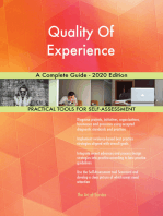 Quality Of Experience A Complete Guide - 2020 Edition