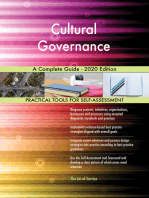 Cultural Governance A Complete Guide - 2020 Edition