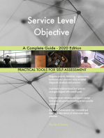 Service Level Objective A Complete Guide - 2020 Edition