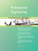 Professional Engineering A Complete Guide - 2020 Edition