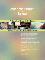 Management Team A Complete Guide - 2020 Edition