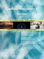 Capability Management In Business A Complete Guide - 2020 Edition