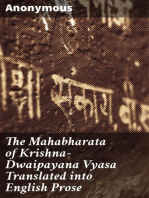 The Mahabharata of Krishna-Dwaipayana Vyasa Translated into English Prose: Adi Parva