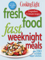 Cooking Light Fresh Food Fast Weeknight Meals