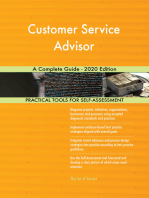 Customer Service Advisor A Complete Guide - 2020 Edition