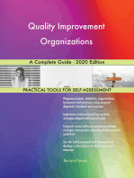 Quality Improvement Organizations A Complete Guide - 2020 Edition
