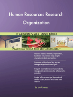 Human Resources Research Organization A Complete Guide - 2020 Edition