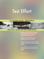 Test Effort A Complete Guide - 2020 Edition