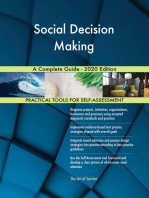Social Decision Making A Complete Guide - 2020 Edition