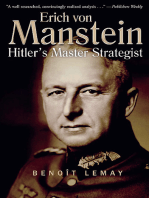 Erich von Manstein: Hitler's Master Strategist