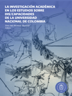 La investigación académica en los estudios sobre dis/capacidades: de la Universidad Nacional de Colombia