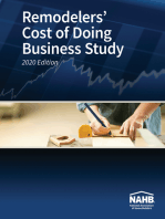 Remodelers' Cost of Doing Business Study, 2020 Edition