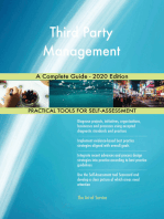 Third Party Management A Complete Guide - 2020 Edition