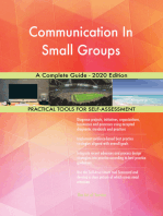 Communication In Small Groups A Complete Guide - 2020 Edition