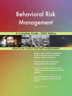 Behavioral Risk Management A Complete Guide - 2020 Edition