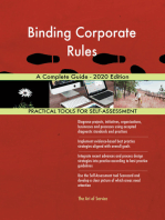 Binding Corporate Rules A Complete Guide - 2020 Edition
