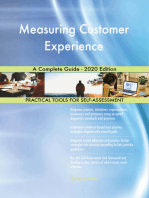 Measuring Customer Experience A Complete Guide - 2020 Edition