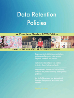 Data Retention Policies A Complete Guide - 2020 Edition