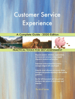 Customer Service Experience A Complete Guide - 2020 Edition