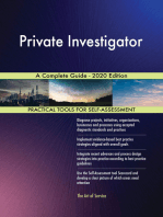 Private Investigator A Complete Guide - 2020 Edition