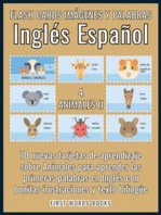 4 - Animales II - Flash Cards Imágenes y Palabras Inglés Español: 70 tarjetas de aprendizaje con las primeras palabras para aprender Inglés fácil