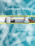 Contingent Work A Complete Guide - 2020 Edition