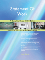 Statement Of Work A Complete Guide - 2020 Edition
