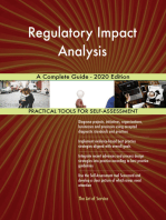 Regulatory Impact Analysis A Complete Guide - 2020 Edition