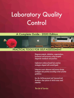 Laboratory Quality Control A Complete Guide - 2020 Edition