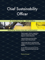 Chief Sustainability Officer A Complete Guide - 2020 Edition