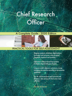 Chief Research Officer A Complete Guide - 2020 Edition